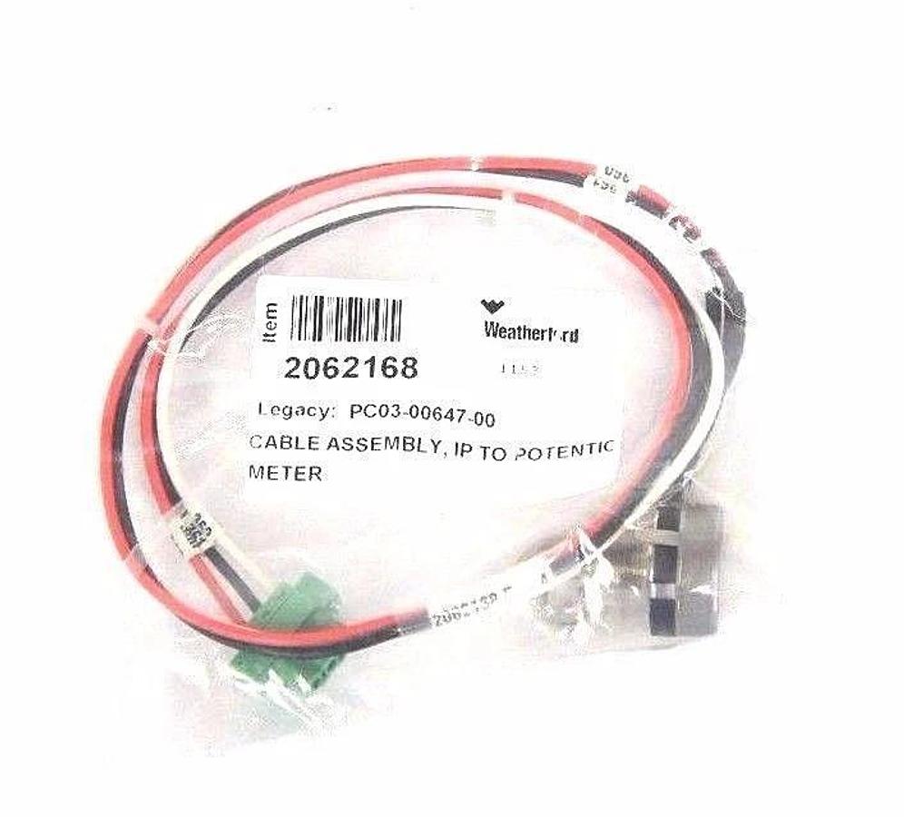 Used NEW CLAROSTAT 2062168 CABLE ASSEMBLY Y, IP TO POTIONTIOMETER REV. A, 380C3