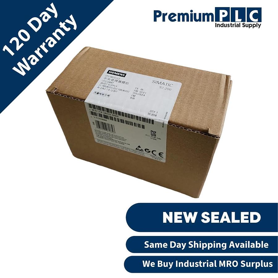 Used NEW F/S SIEMENS 6ES7214-2AD23-0XB0 SIMATIC S7-200 CPU 224XP MODULE FW: V2.0.1