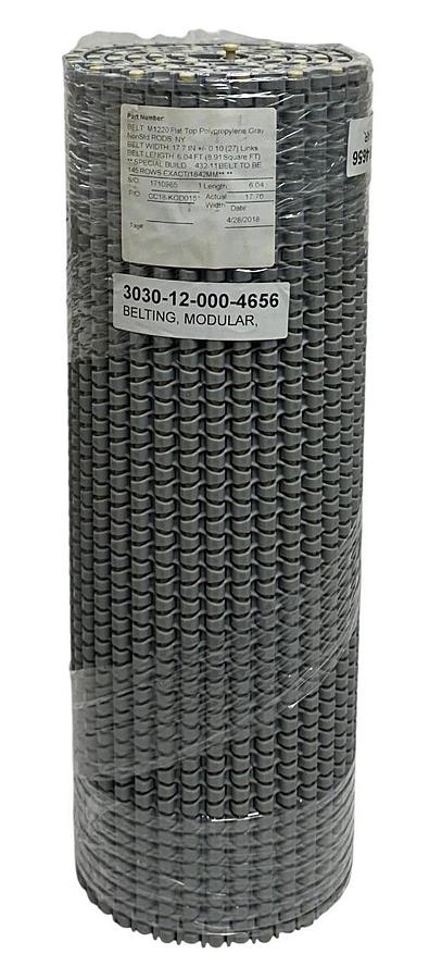 HABASIT AMERICA 3030-12-000-4656 / M1220 FLAT TOP MODULAR BELTING GRAY NSNP
