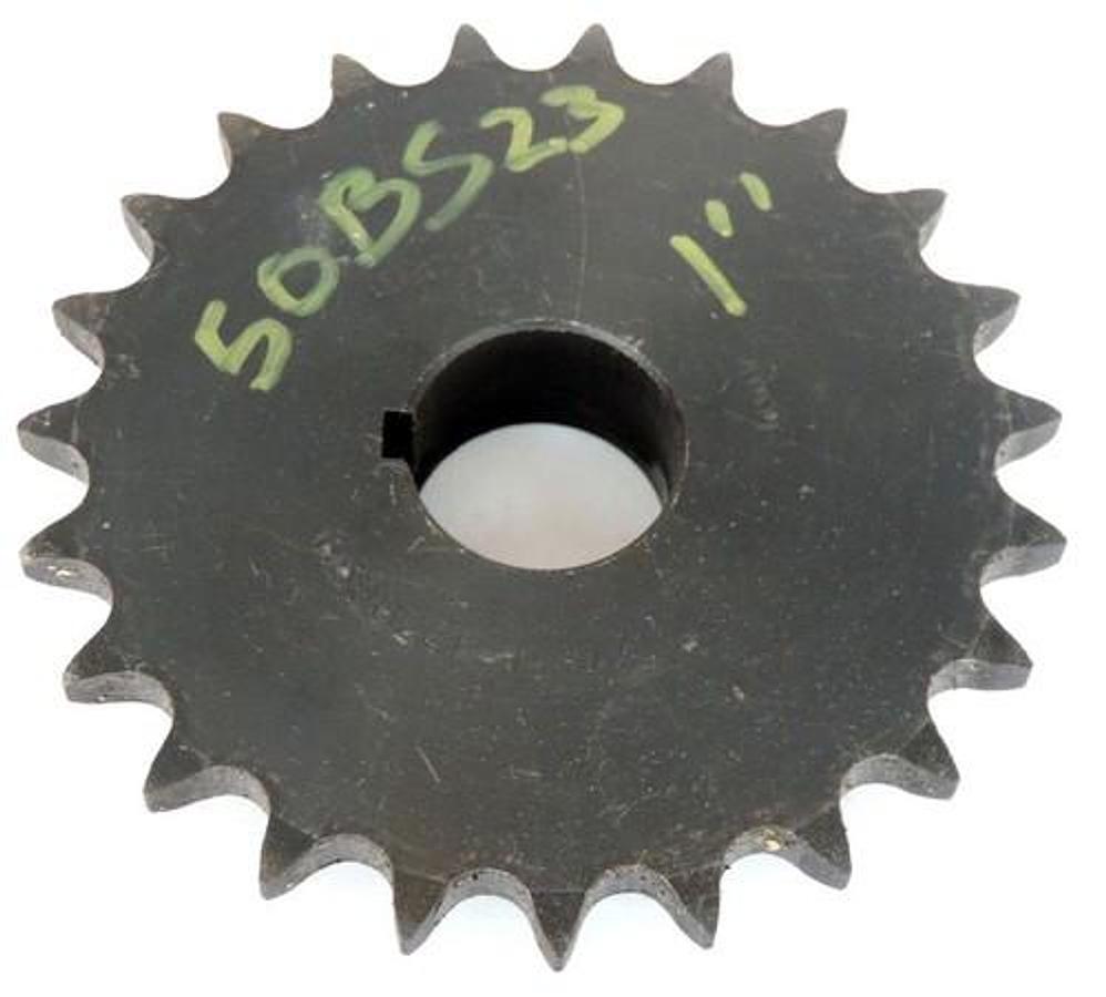 Used NEW MARTIN H50B23F-1-1/4 ROLLER SPROCKET 1-1/4" BORE 24 TEETH H50B23F114