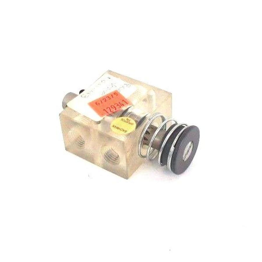 Used NEW BACHMAN RA-43 MANUAL VALVE 1-3/16" PVC PUSHBUTTON 6 LB. SPRING RA43