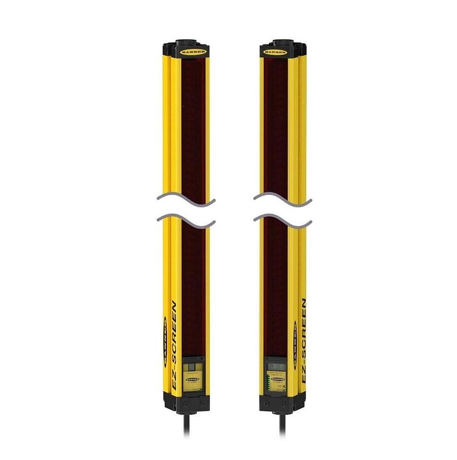 BANNER SLSCP30-1200P88 EZ-SCREEN 14/30 SAFETY LIGHT CURTAIN SET P/N: 73989 NSMP