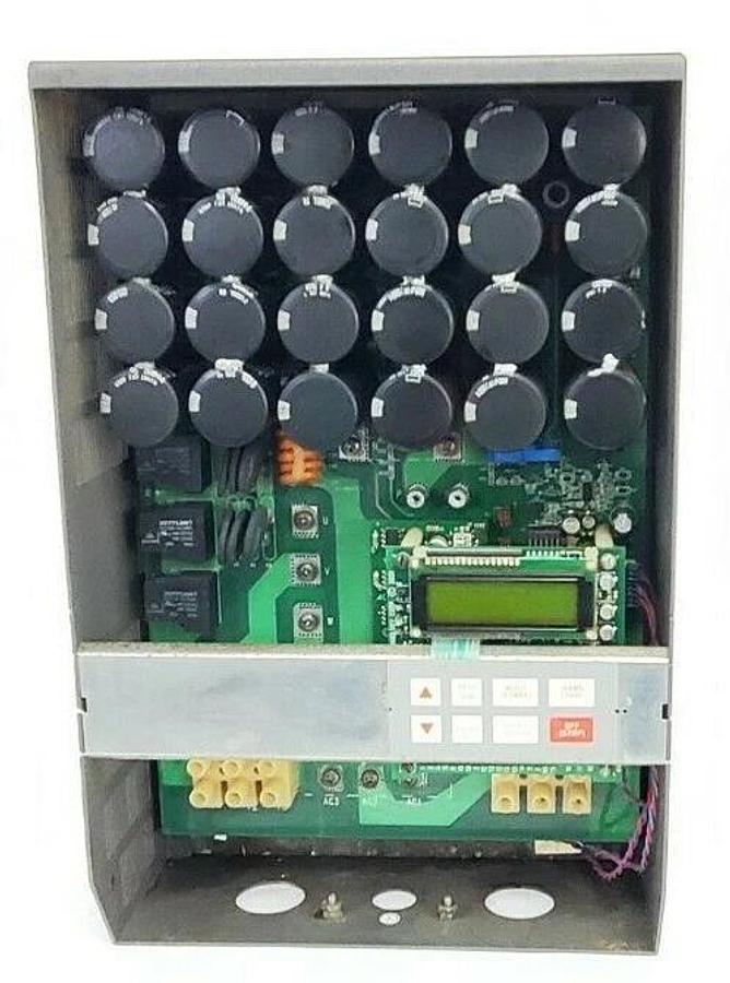 Used LENZE AC TECH MH5400B AC DRIVE, 30KW, 40HP, 3 PHASE, 480/590V IN, 0-460/575V OUT