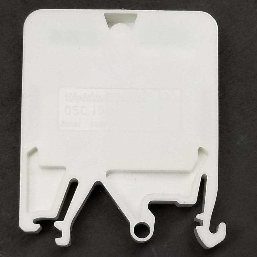 Used LOT OF 6 NEW WEIDMULLER OSC-10 TERMINAL BLOCKS 7914840000, 600V, 10MM^2, OSC10