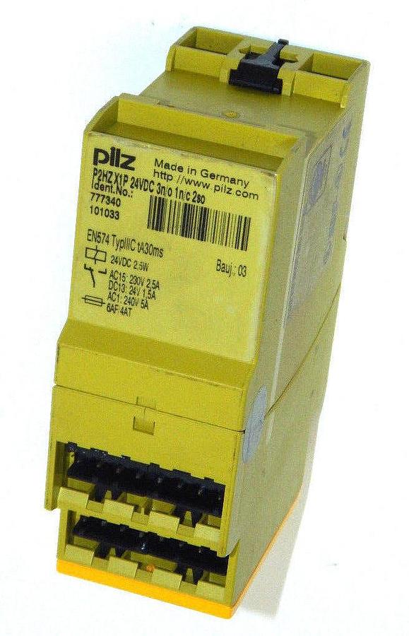 Used PILZ P2HZ X1P SAFETY RELAY 24VDC 3n/o 1n/c 2so