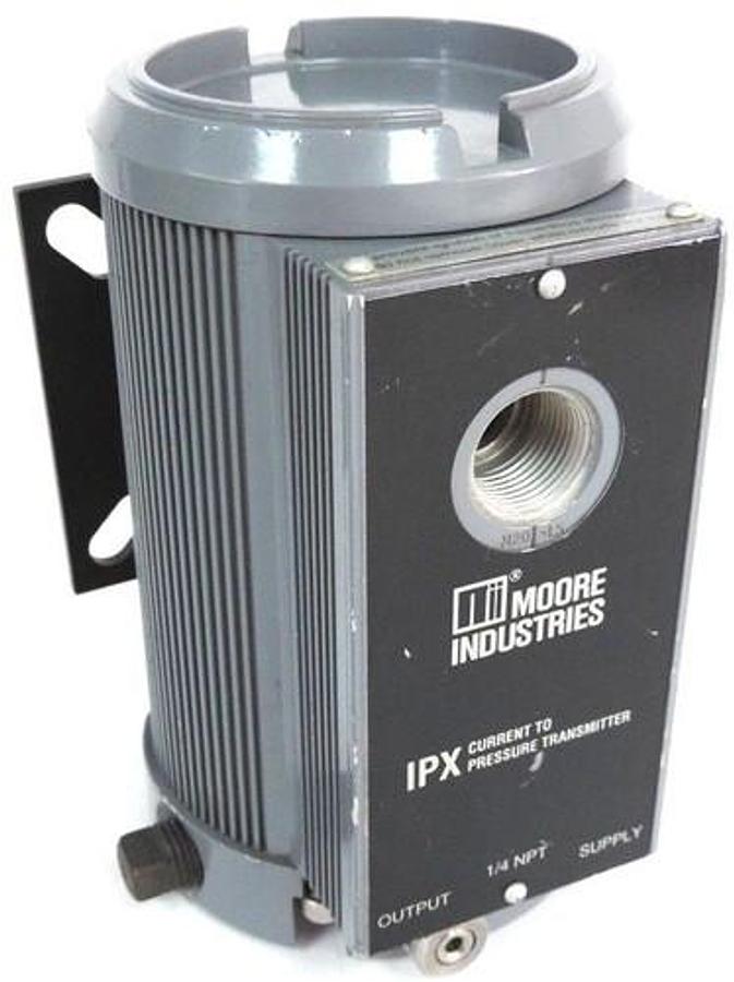 Used MOORE CURRENT TO PRESSURE TRANSMITTER IPX/4-20MA/3-15PSIG/20PSI/20PSI/-PTJ/[EXI]