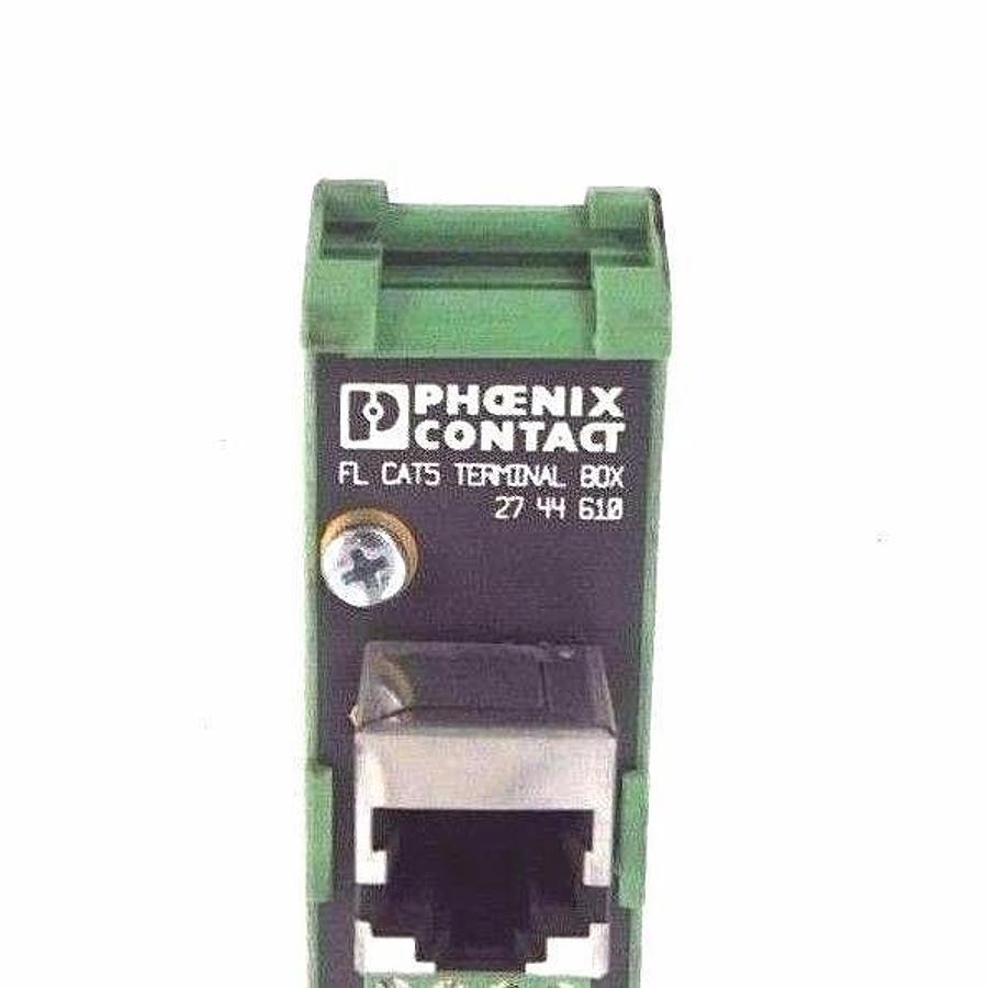 Used PHOENIX CONTACT FL CAT5 TERMINAL BOX 2744610