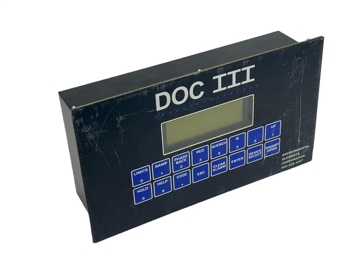 Used Environmental Elements EEC2156 / RK2156 DOC III Operator Interface