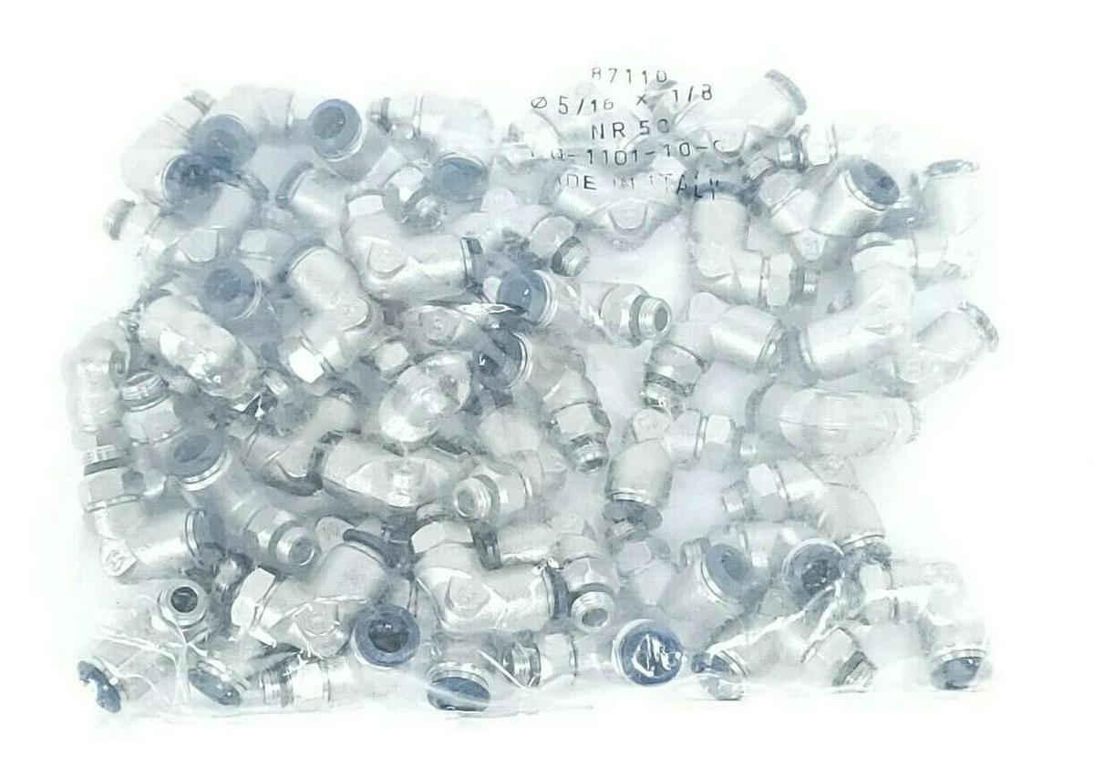 Used BAG OF 50 NEW ALPHA TECHNOLOGIES 87110 90DEG. ELBOWS 05/16 X 1/8