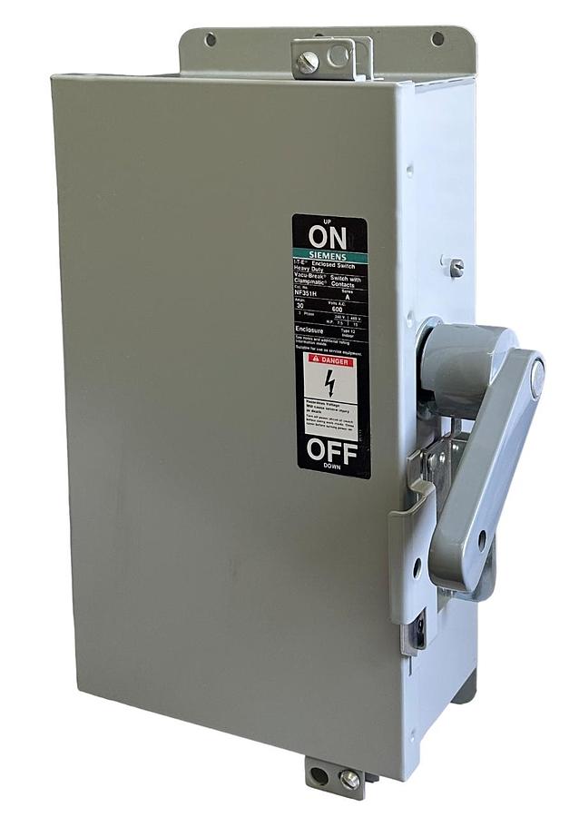 Used NEW SIEMENS ITE NF351H /A Vacu-Break SWITCH W/ Clampmatic CONTACTS 30A 600VAC