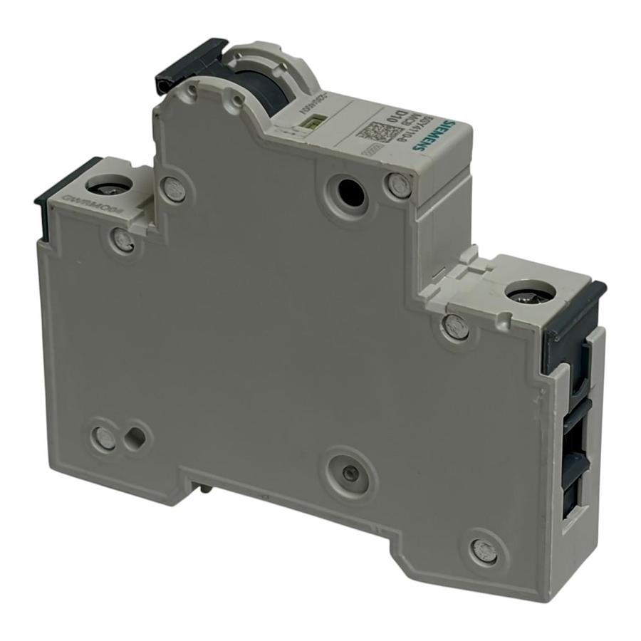 Used Siemens 5SY4110-8 Miniature Circuit Breaker MCB 1 Pole 10A D Curve 230/400V