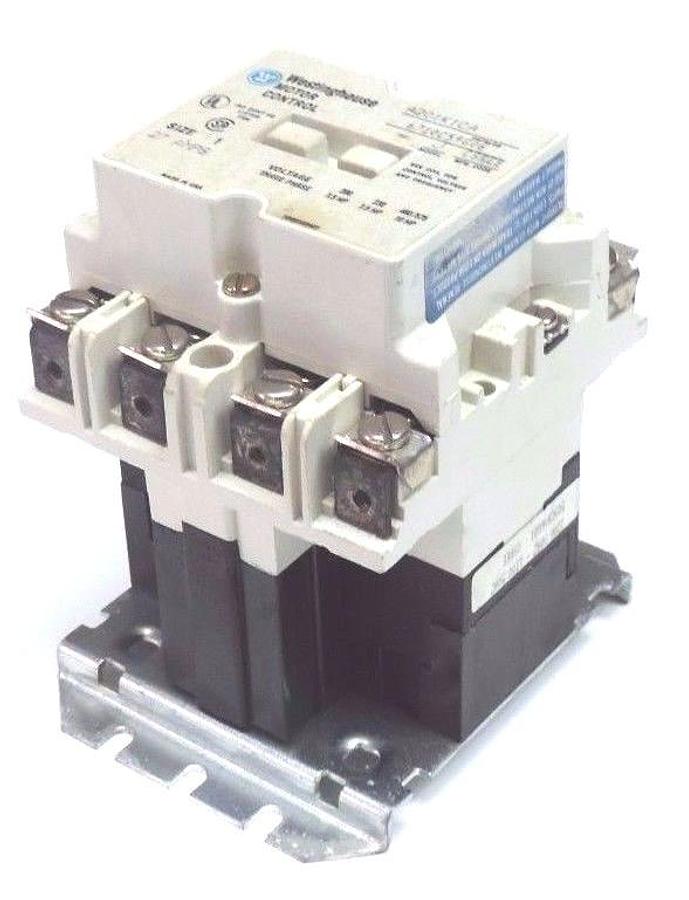 Used WESTINGHOUSE A201K1CA CONTACTOR MODEL J CSREE 6710C54G06, SIZE 1, 27AMPS