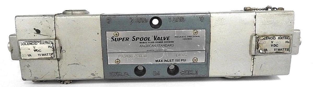 Used WABCO FLUID POWER DIVISION PX34105-3030 AMERICAN STANDARD SUPER SPOOL VALVE