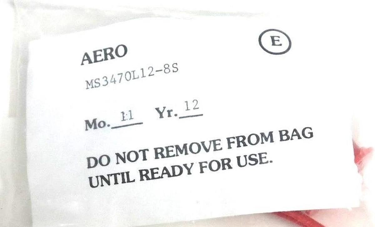 NEW AERO MS3470L12-8S PLUG CIRCULAR CONNECTOR 8-CONTACTS SIZE 12, MS3470L128S