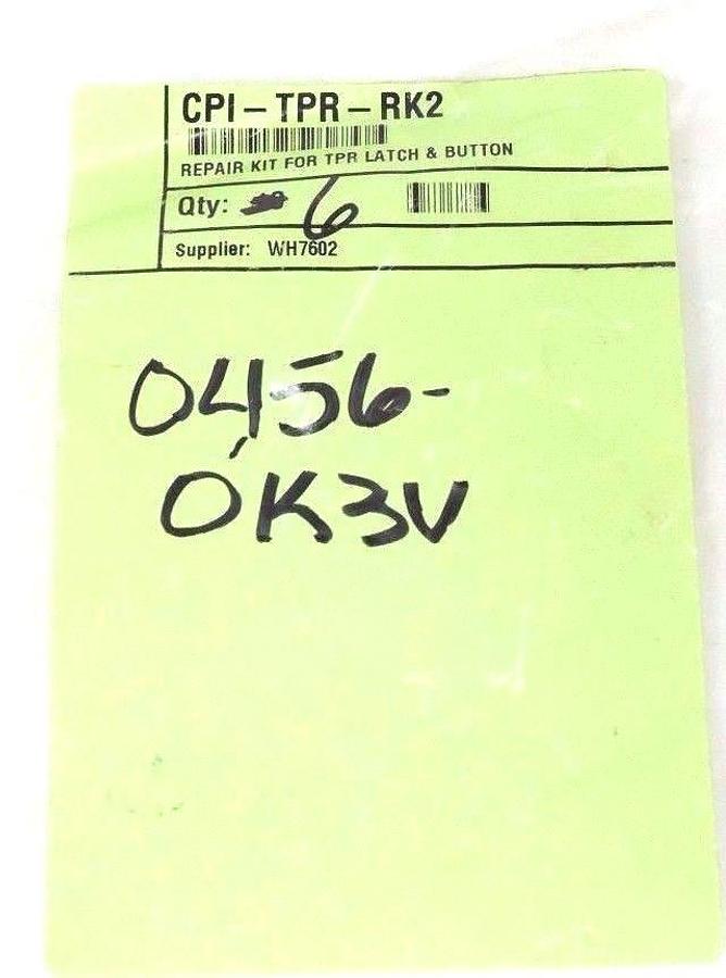 LOT OF 6 NEW CPI-TPR-RK2 REPAIR KITS FOR TPR LATCH & BUTTON CPITPRRK2