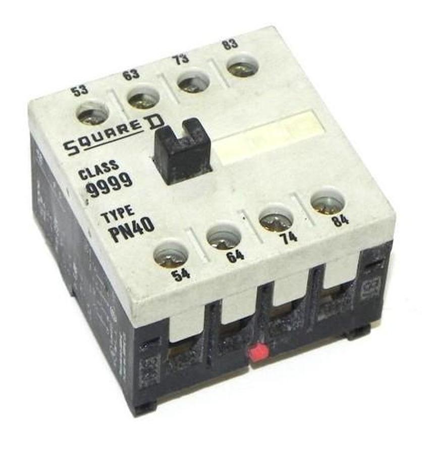 Used SQUARE D 9999-PN40 CONTACT REPLACEMENT 9999PN40