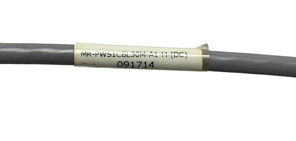 Used MITSUBISHI MR-PWS1CBL30M-A1-H-DC / MR-PWS1CBL30M-A1-H SERVO POWER CABLE 30M NSNP
