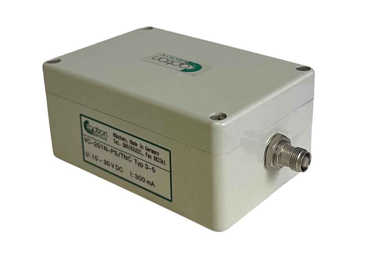Used NEW CAPTRON ELECTRONIC VC-201N-PS/TNC / VC201NPSTNC 3-5 SENSOR 10-30Vdc 300mA