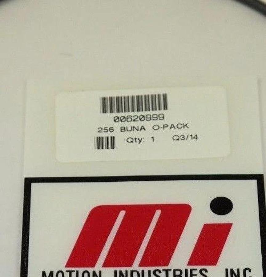 LOT OF 23 NEW MOTION INDUSTRIES 256 BUNA O-PACK, BLACK O-RING 00620999