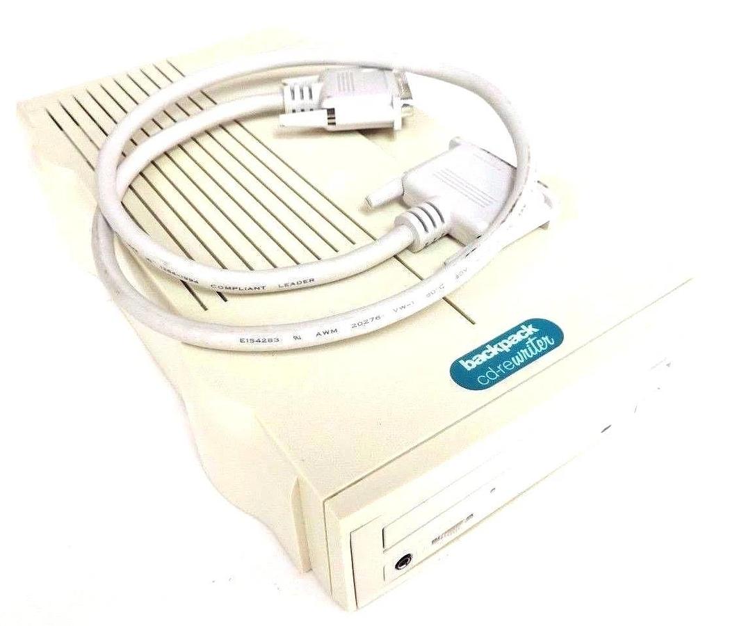 Used MICROSOLUTIONS MODEL 192100 BACKPACK CD-REWRITER 80114