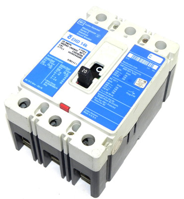 Used WESTINGHOUSE EHD3020L CIRCUIT BREAKER STYLE NO. 6638C94G85