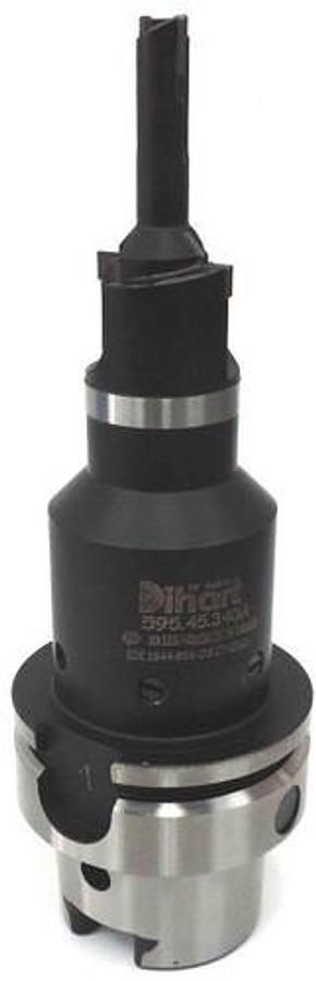 Used LOT OF 2 NEW KOMET DIHART 595.45.340A TOOL HOLDER SP HSK63A SOLID 4-STEP RWR PCD