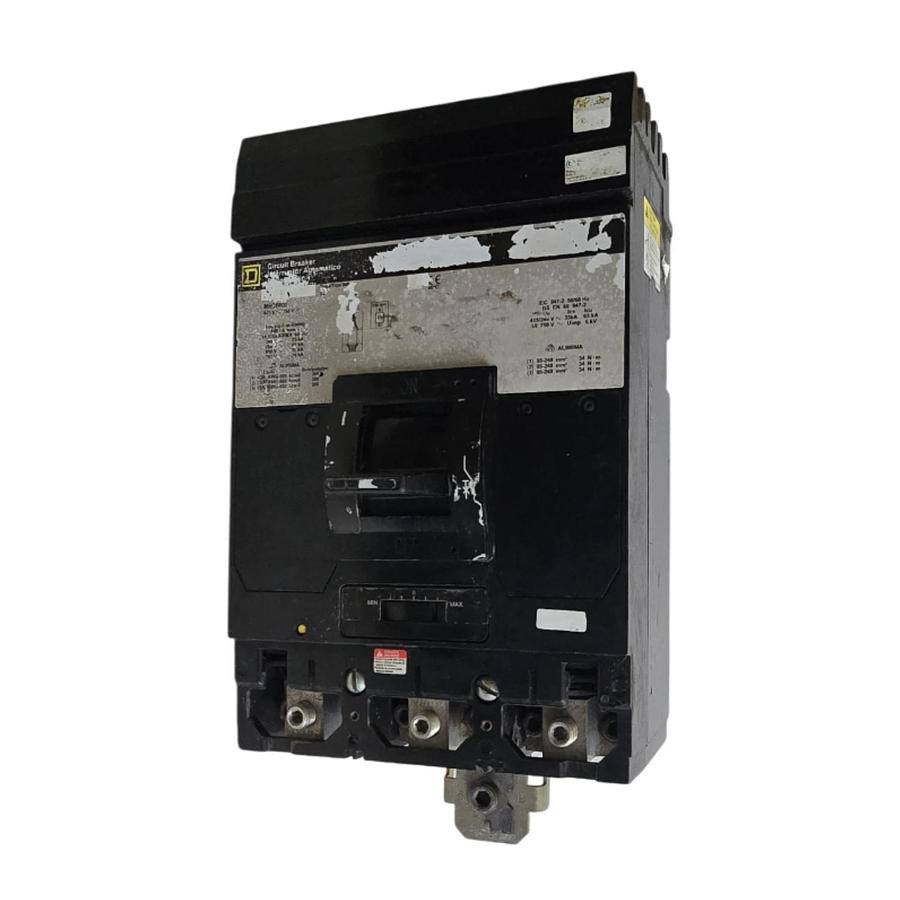 Used Square D MH36800 I-Line MH CIRCUIT BREAKER 3POLE 600VAC 800AMP USPI 785901339557