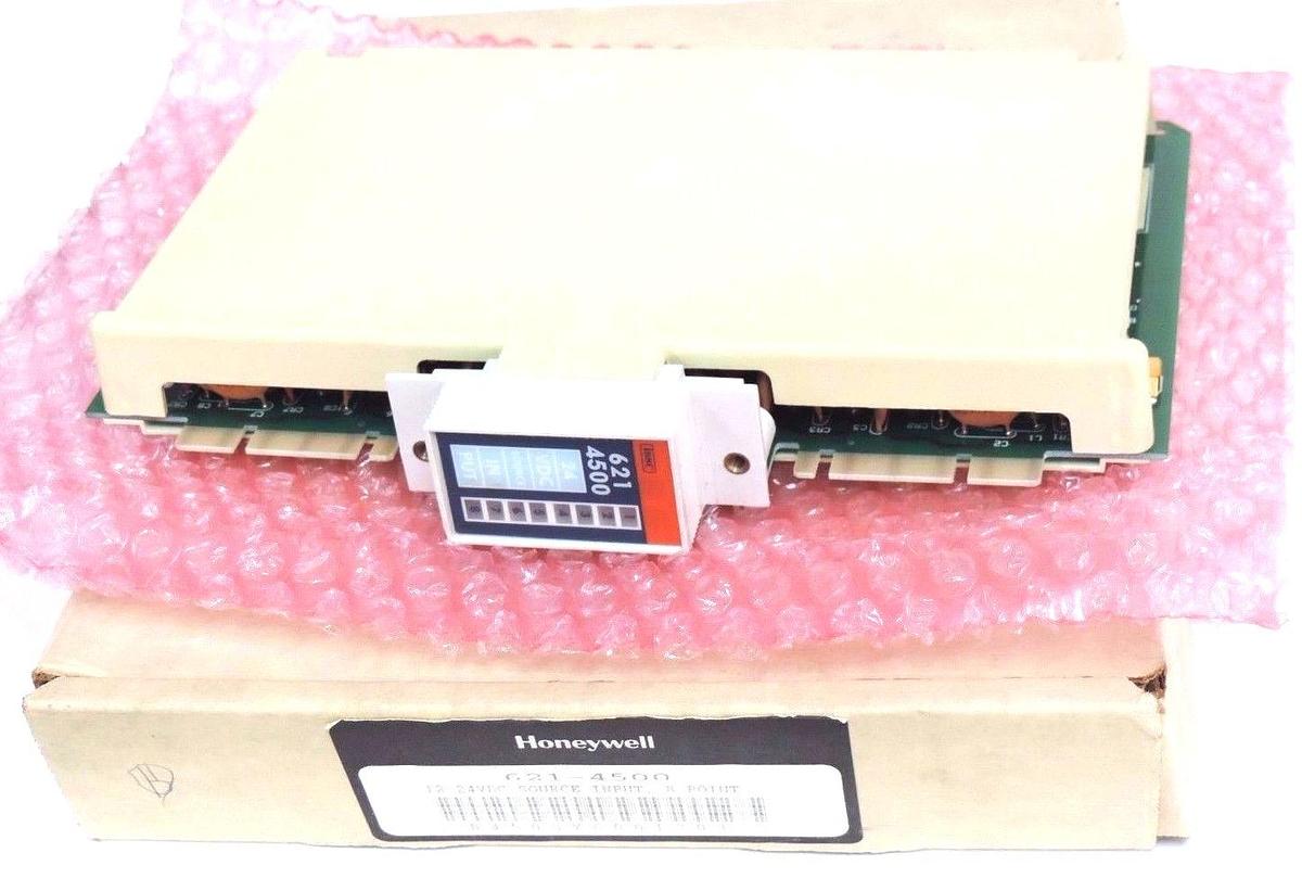 Refurbished REPAIRED HONEYWELL 621-4500 INPUT MODULE 6214500, 12-24VDC SOURCE INPUT, 8 POINT