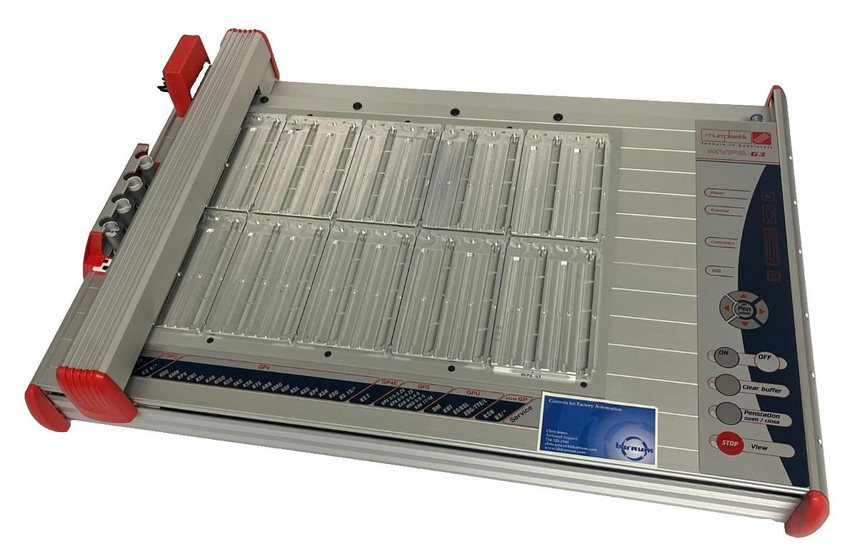 Used MURRPLASTIK MVPS G3 Plotting Device 86621210 Automated Labeling Plotter