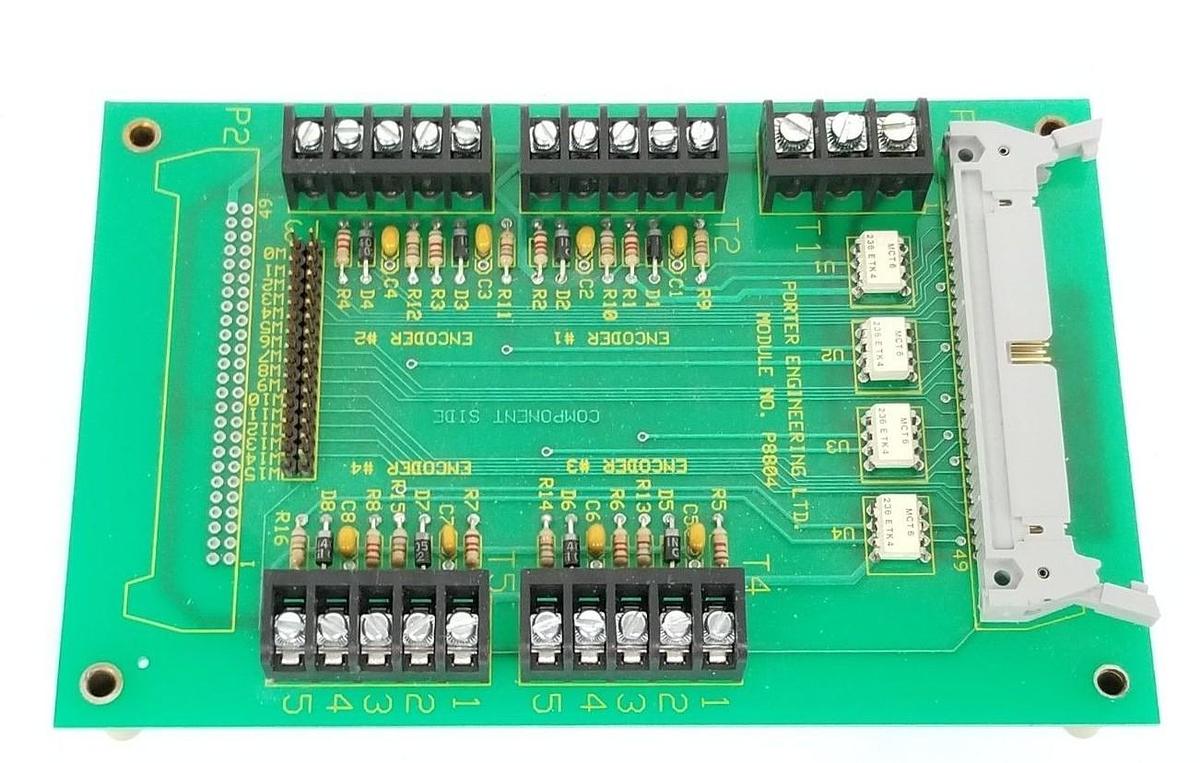 Used PORTER ENGINEERING GREENSPRING P8804 ENCODER BOARD (IN BOX)
