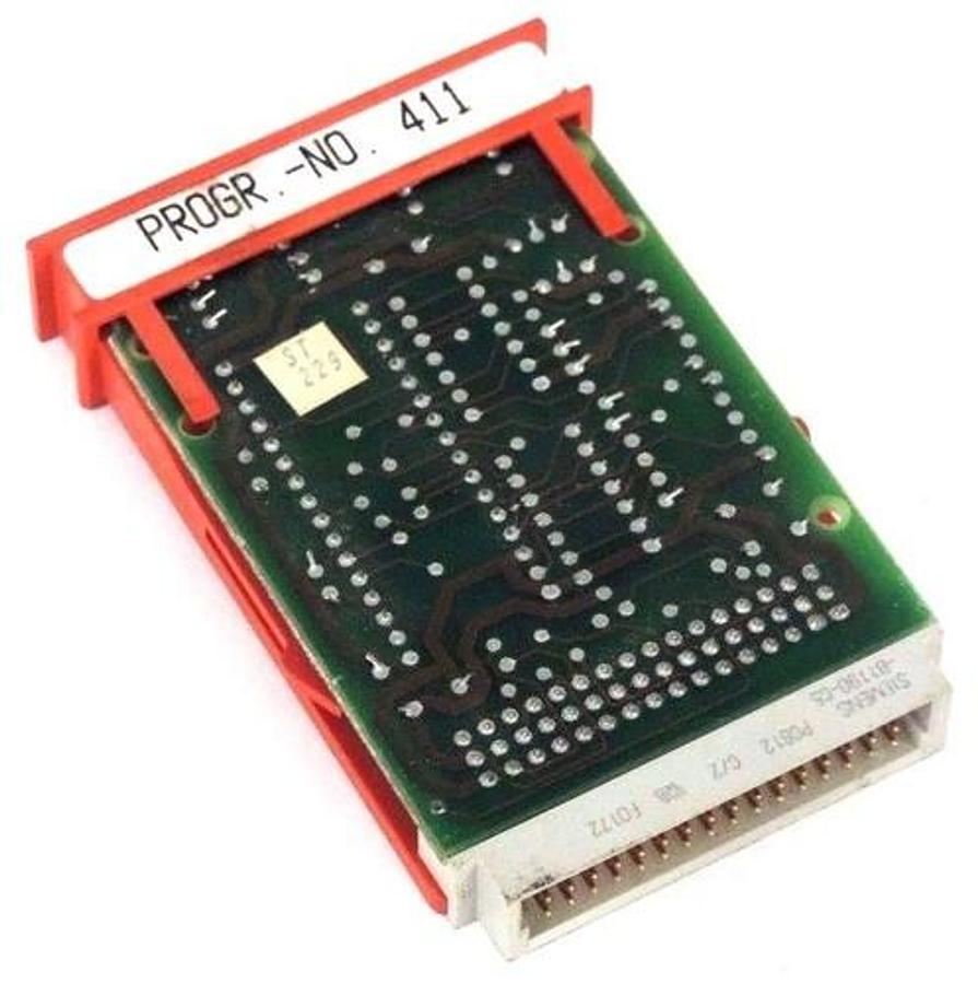 Used SIEMENS 6ES5 375-1LA15 SIMATIC S5 MEMORY SUBMODULE 8K X 8BIT PROG NO. 411