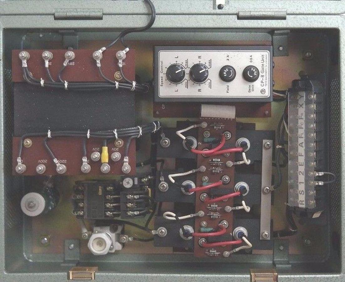 Used TOYO MACHINERY KIKAI CP-8 THE.P.R CONTROL PANEL NO 760