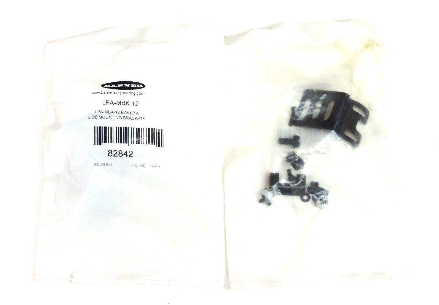 LOT OF 2 NIB BANNER LPA-MBK-12 MOUNTING BRACKETS 82842, LPAMBK12