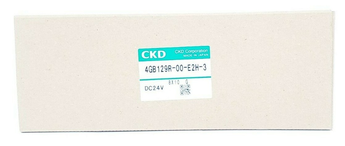 NIB CKD 4GB129R-00-E2H-3 DISCRETE VALVE 4G SERIES DC24V, 4GB129R00E2H3