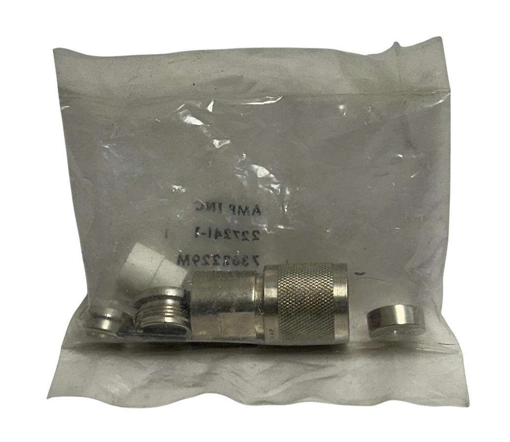 Used AMP INC 227241-1 / 2272411 COAXIAL CONNECTOR STRAIGHT CRIMP 7362229M OEM NSFS