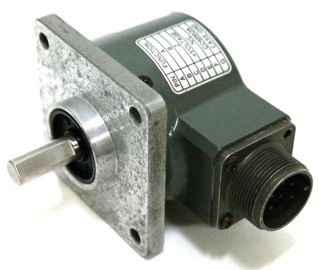 Used VIDEO JET HA6251800010136, 375065-01 REV BA ENCODER 3/8", 1800 PPR