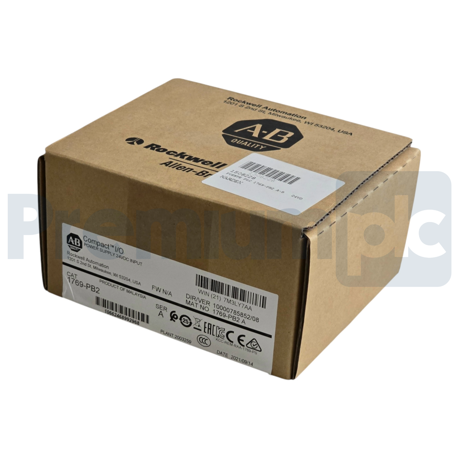 Used Sealed Surplus Allen Bradley 1769-PB2 /A CompactLogix Power Supply 24VDC 2A@5V