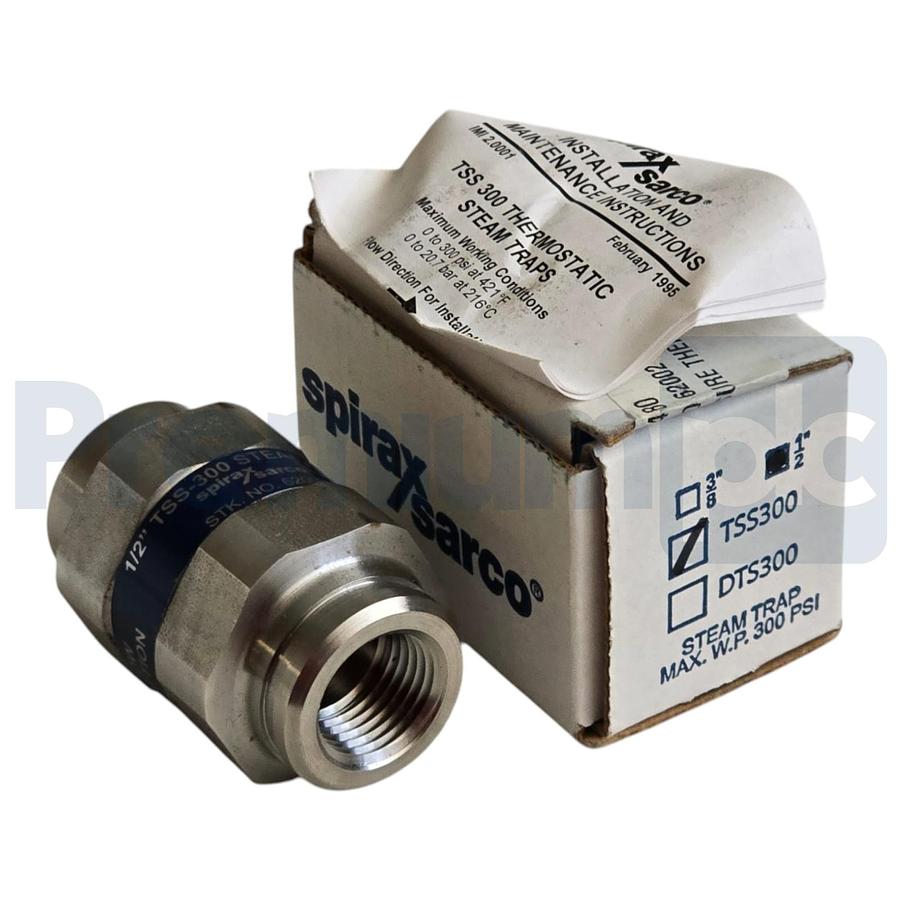 Spirax Sarco 62002 TSS-300 1/2" Balanced Pressure Thermostatic Steam Trap NSMP