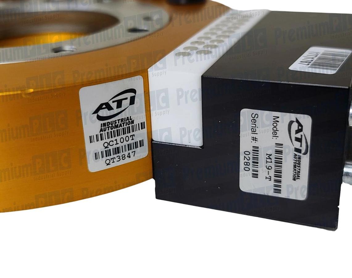 Used ATI INDUSTRIAL AUTOMATION QC100T / QC-100 ROBOTIC TOOL CHANGER 9120-100T-M19-000