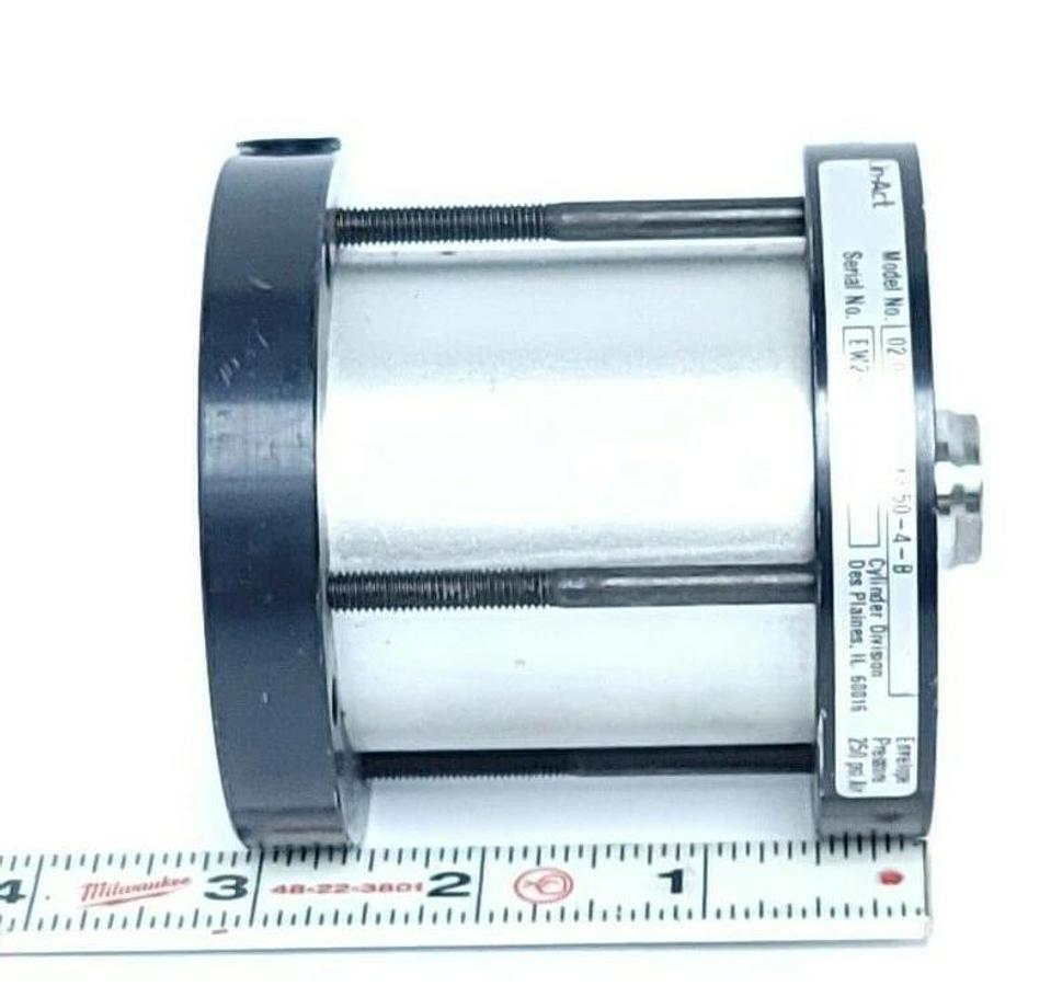 Used LIN-ACT 02.00 ST-2.00X2.50-4-B CYLINDER 250 PSI AIR