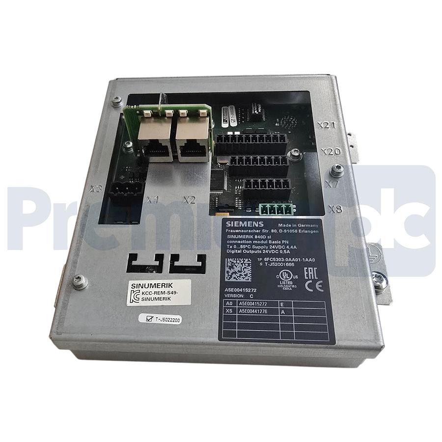 Used SIEMENS 6FC5303-0AA01-1AA0 SINUMERIK 840D sl CONNECTION MODULE BASIC PN NSMP