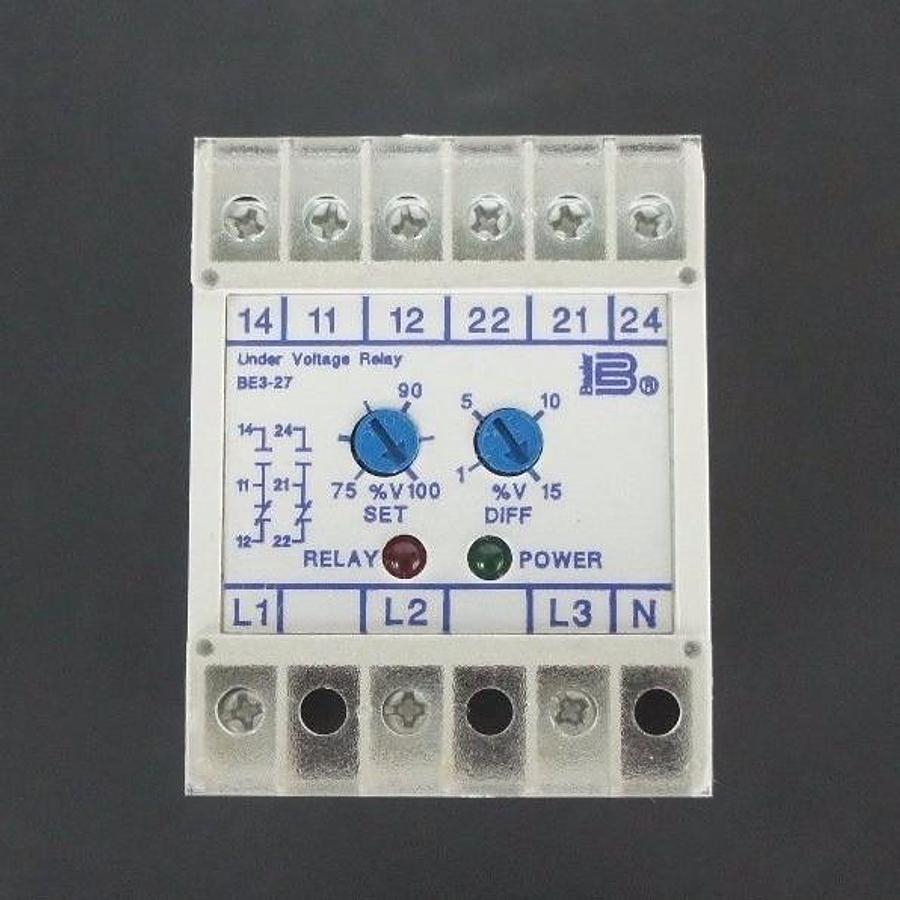 NIB BASLER ELECTRIC BE3-27-3B1N2 AC VOLTAGE RELAY BE3273B1N2, 9319200104