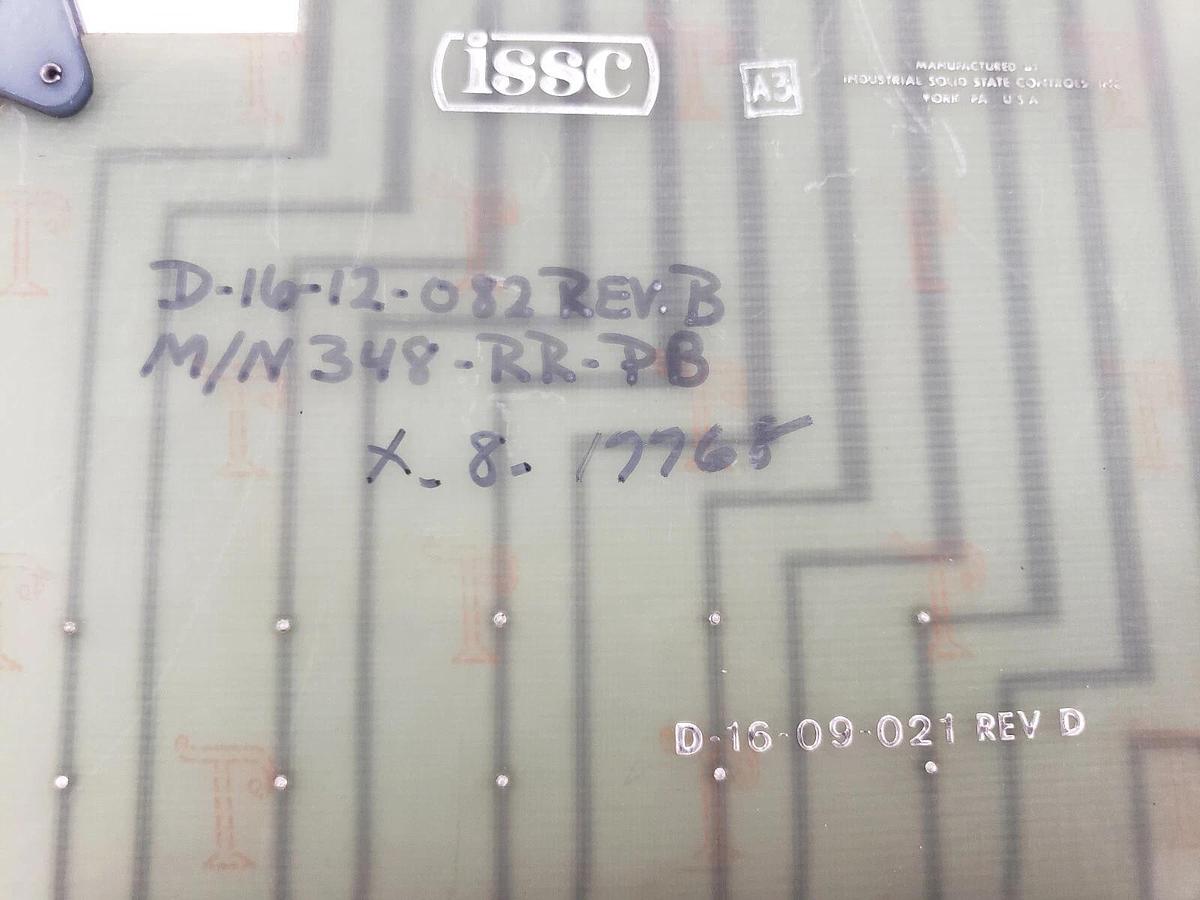 Refurbished REPAIRED ISSC D-16-09-21 REV. D RELAY BOARD, D-16-12-082 REV. B, 348-RR-PB