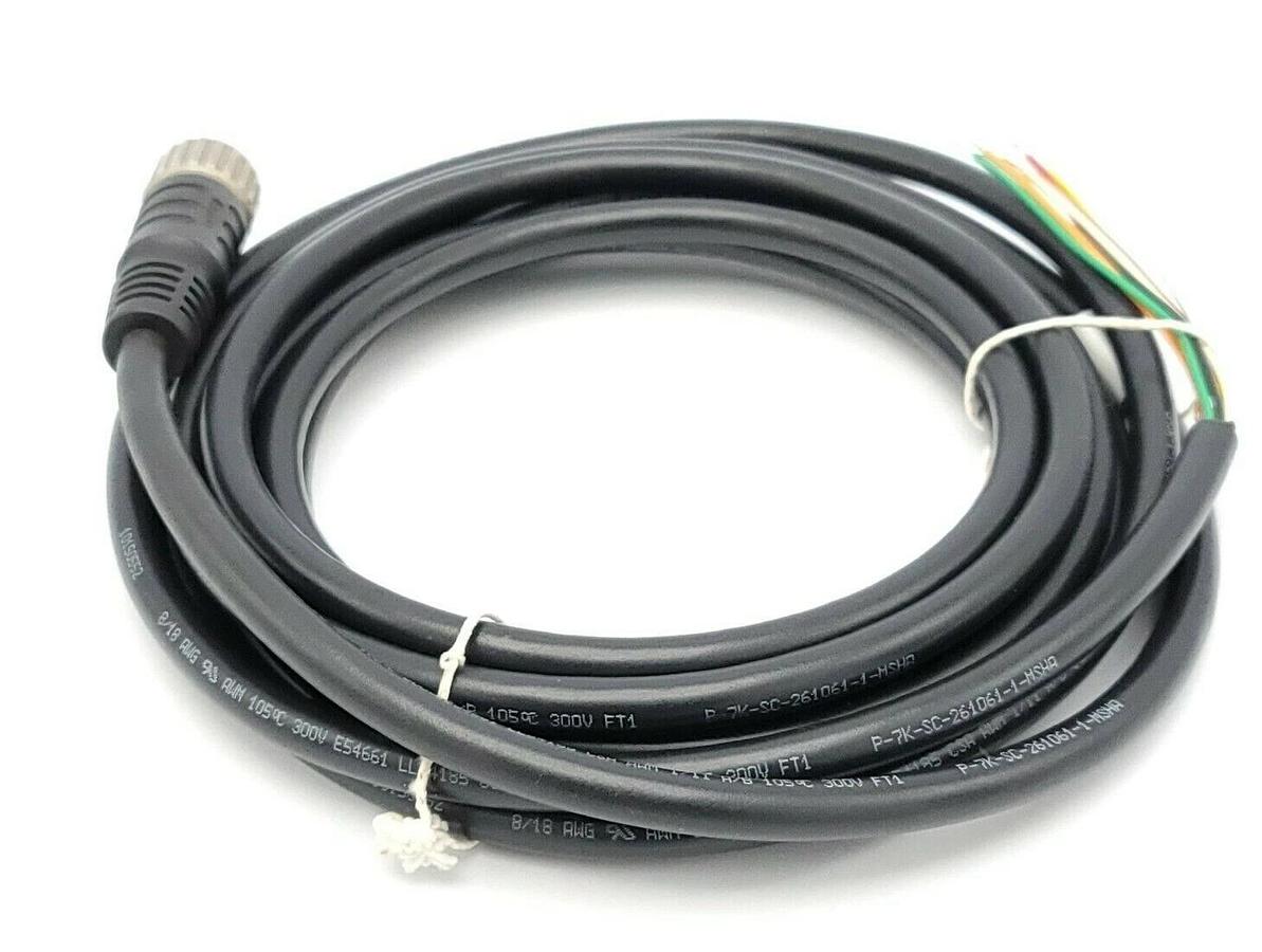 NEW TURCK CKRM 12-8-5 MULTIFAST MOLDED CORDSET ID NO. U4701-83
