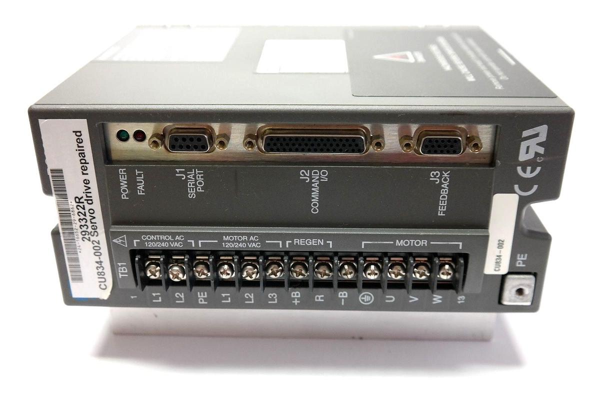 Used REPAIRED PACIFIC SCIENTIFIC CU834-002 PC800 BRUSHLESS SERVO DRIVE CU834002