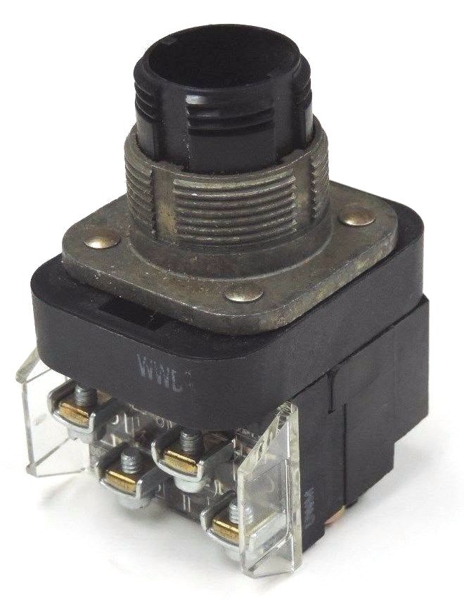 Used ALLEN BRADLEY 800T-PA16 PUSHBUTTON 800TPA16 SER. T W/ 800T-N326 SER. A,  800T-XA