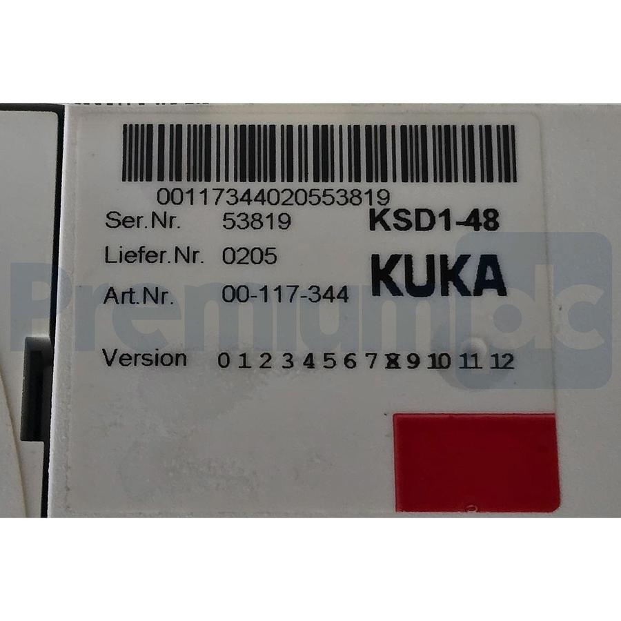 Used KUKA KSD1-48 E93DA123I4B531 SERVO DRIVE 13293121 E93DA123I4B531XX5A31 00-117-344