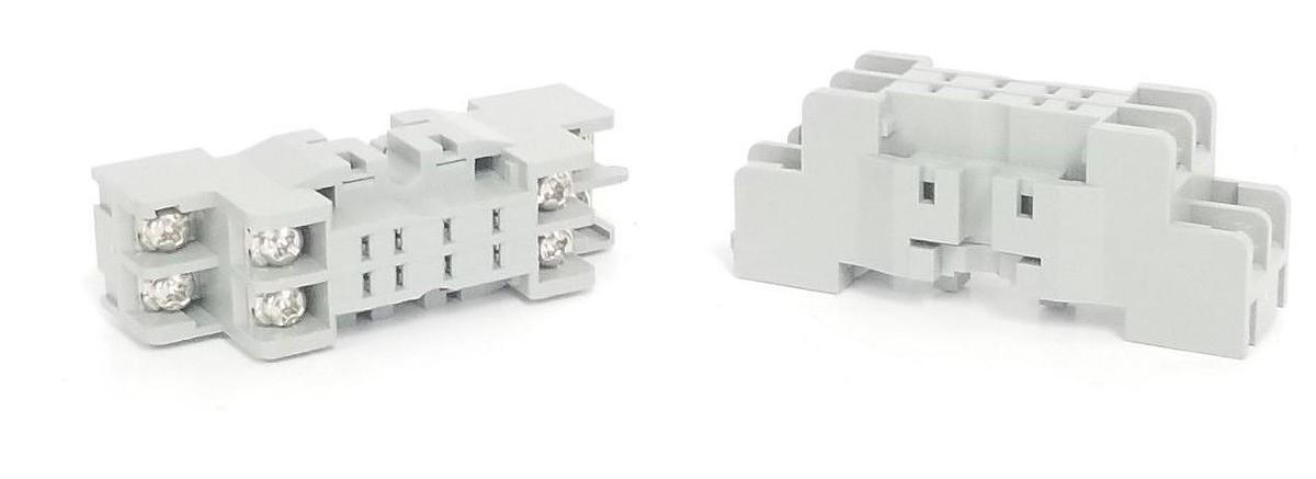Used LOT OF 2 NEW IDEC SY2S-05 RELAY SOCKETS 7A, 300V, SY2S05