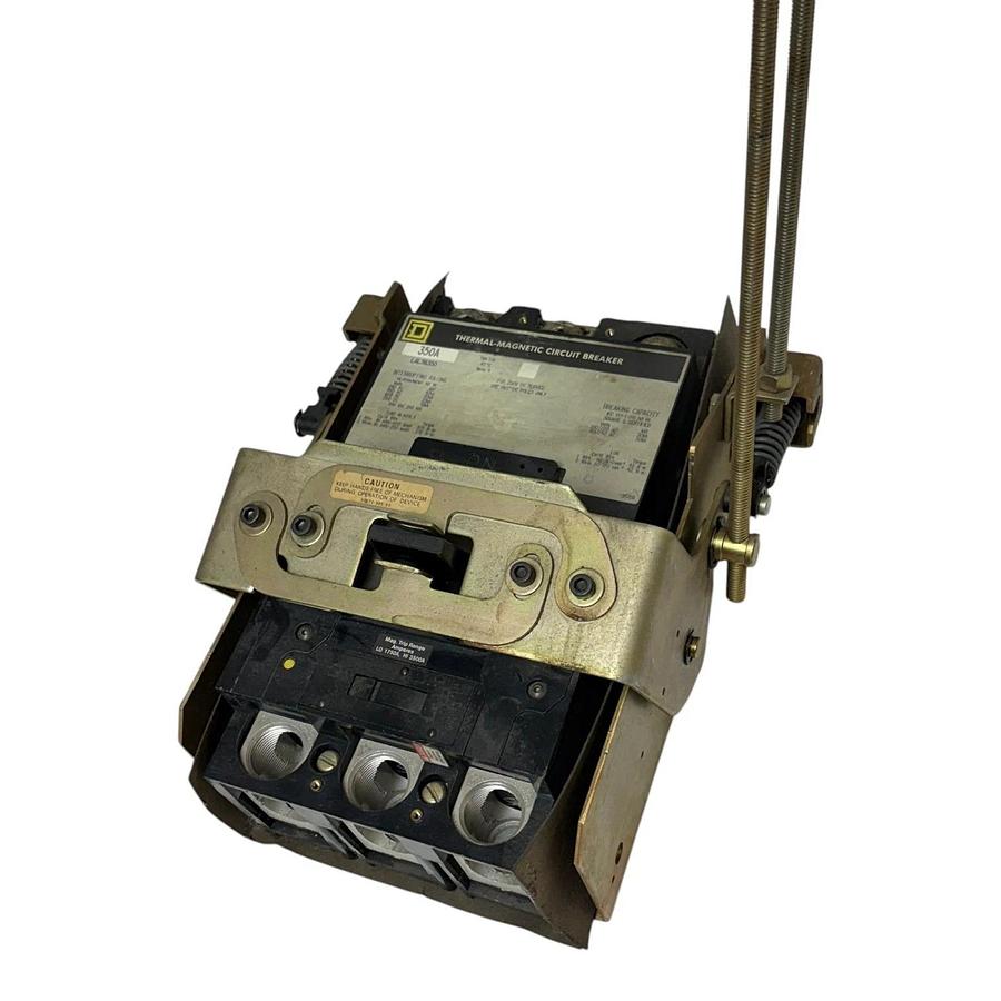 Used Square D LAL36350 350A Circuit Breaker Class 9422 RR-1 Operating Mechanism
