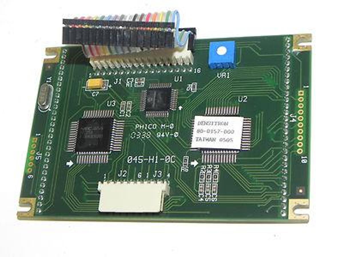 Used DENSITRON 045-H1-0C LCD DISPLAY PHICO M-0, 80-0157-000 4'' DISPLAY